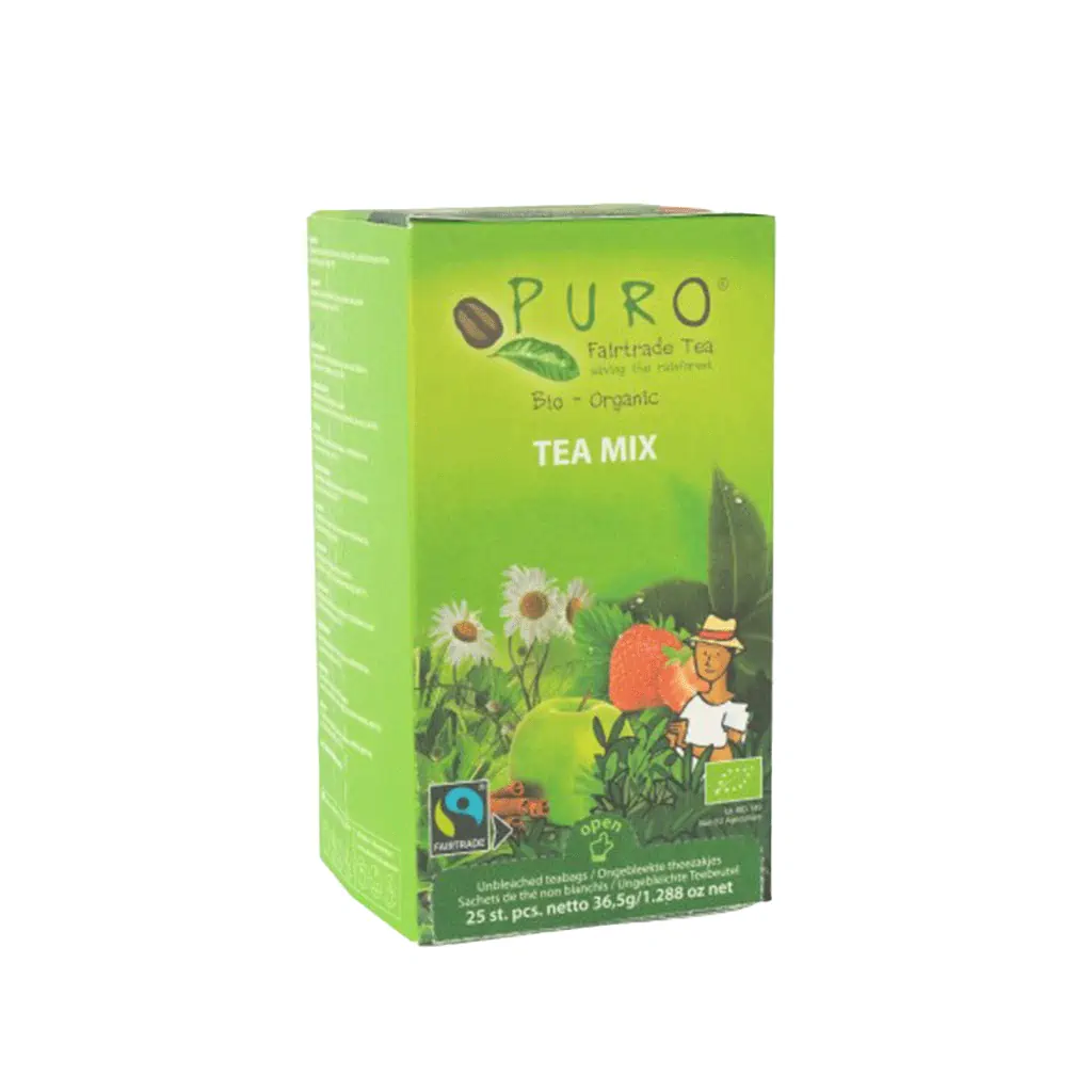 Packung PURO Fairtrade Bio Tee-Mischung